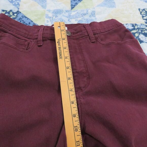 Lee Classic Fit At The Waist Women's Jeans 10M Casual Wear Burgundy - Picture 13 of 13
